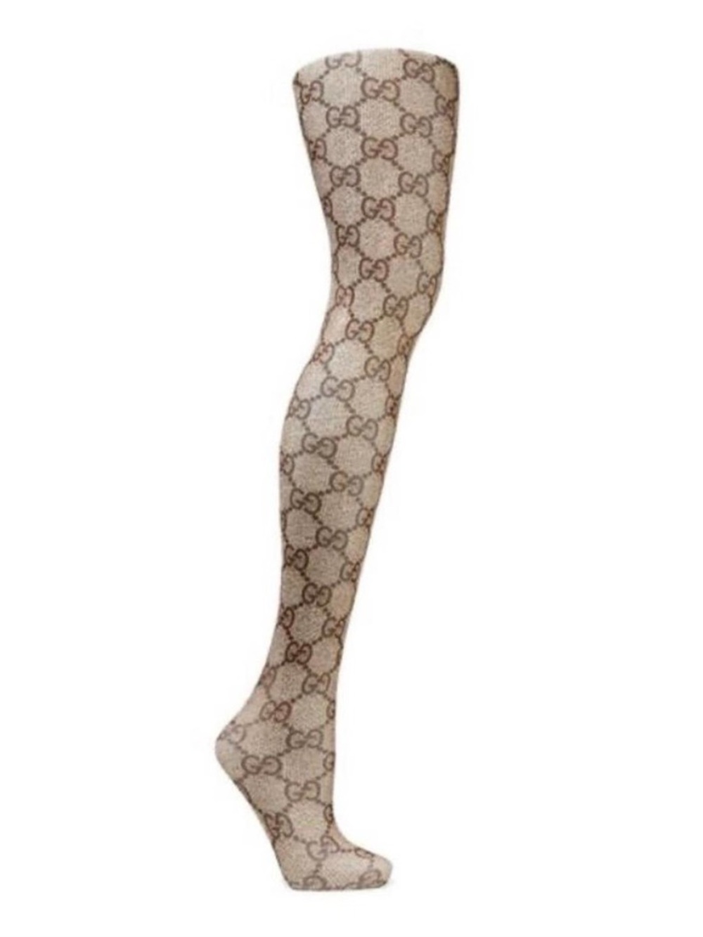 GUCCI GG logo intarsia tights Medium